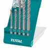 TAC190501 5 Pcs SDS Plus Hammer Drill Bits Set