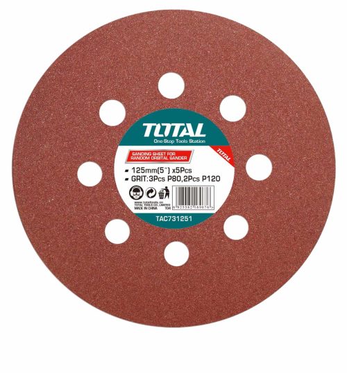 TAC731251 5 Pcs Sanding Sheet