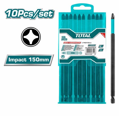 TACIM16PH263 10 Pcs Impact Screwdriver Bits