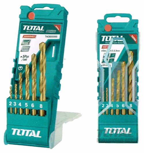 TACSD0065 6 Pcs HSS Twist Drill Bits Set