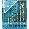 TACSD0095 9 Pcs HSS Twist Drill Bits Set