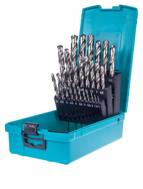 TACSD0251 25 Pcs HSS Twist Drill Bits Set