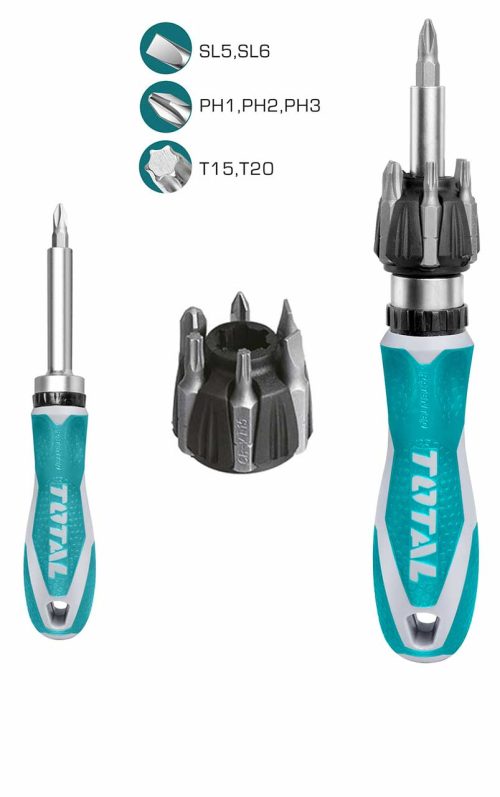 TACSD30086 8 Pcs Ratchet Screwdriver Set