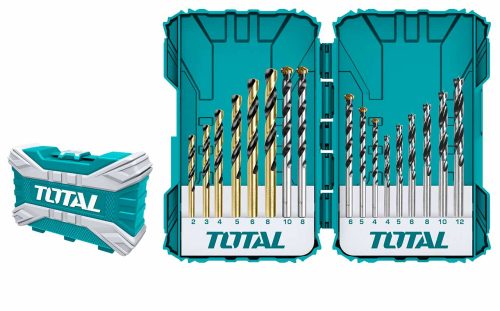 TACSDL11601 16 Pcs Drill Bits Set (for Metal, Concrete and Wood)