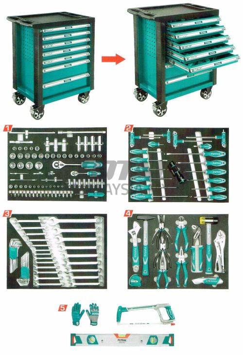 THPTCS71621 162 Pcs Tool Chest Set