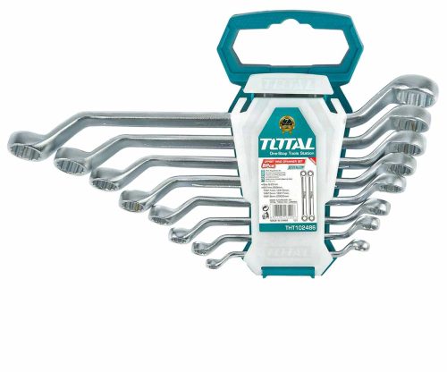 THT102486 8 Pcs Offset Ring Spanner Set