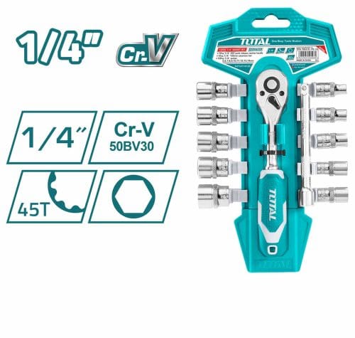 THT14114126 12 Pcs 1/4″ Socket Set