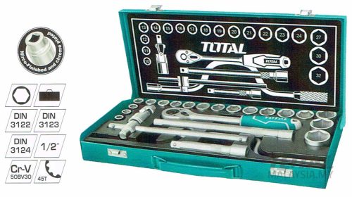 THT141253 24 Pcs 1/2″ Socket Set