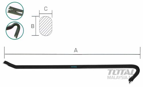 THT431242 Wrecking Bar