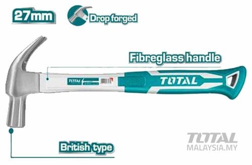 THT73227 British Type Claw Hammer