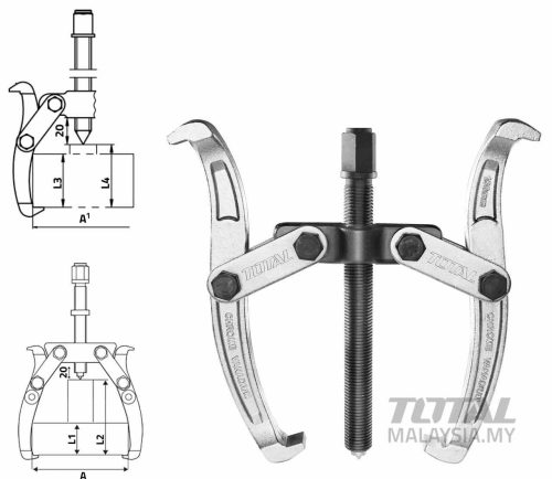 THTGP236 Gear Puller 2 Jaws